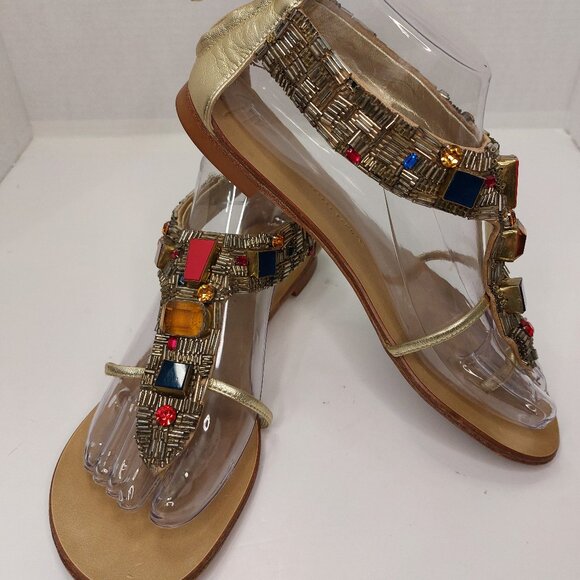 Giuseppe Zanotti Rhinestone Crystal Sandals Women's Size EU 37.5 & 38 - Picture 2 of 12